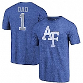 Air Force Falcons Fanatics Branded Royal Greatest Dad Tri Blend T-Shirt,baseball caps,new era cap wholesale,wholesale hats